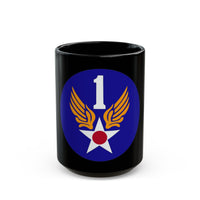 1 Air Force (U.S. Army) Black Coffee Mug-Go Mug Yourself