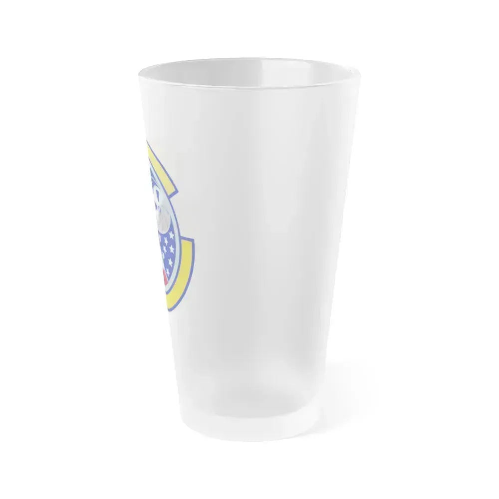 1 Combat Camera Squadron (U.S. Air Force) Frosted Pint Glass 16oz - Go Mug Yourself