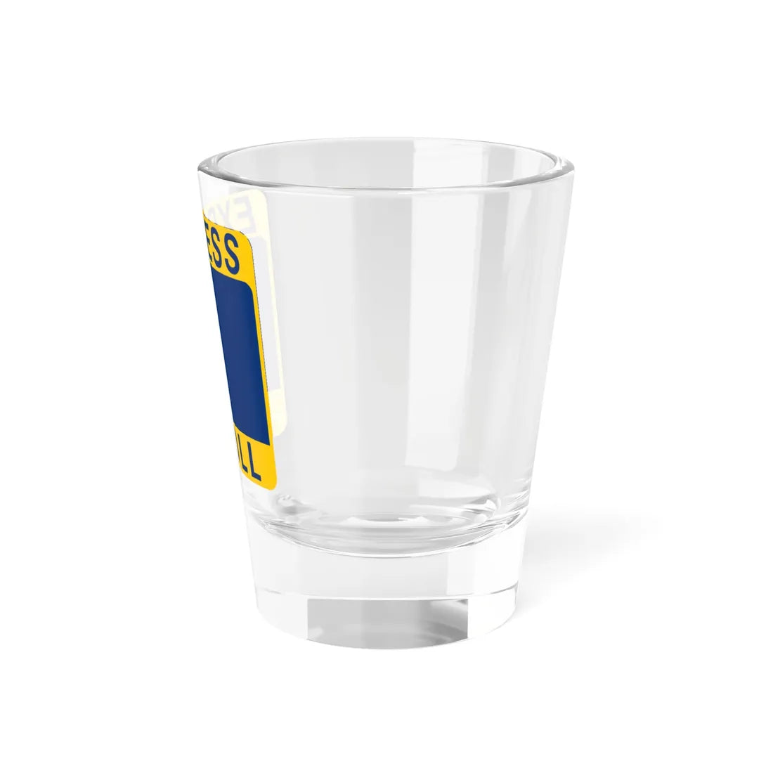 1 Express Lane free (Texas) (Road Sign) Shot Glass 1.5oz - Go Mug Yourself