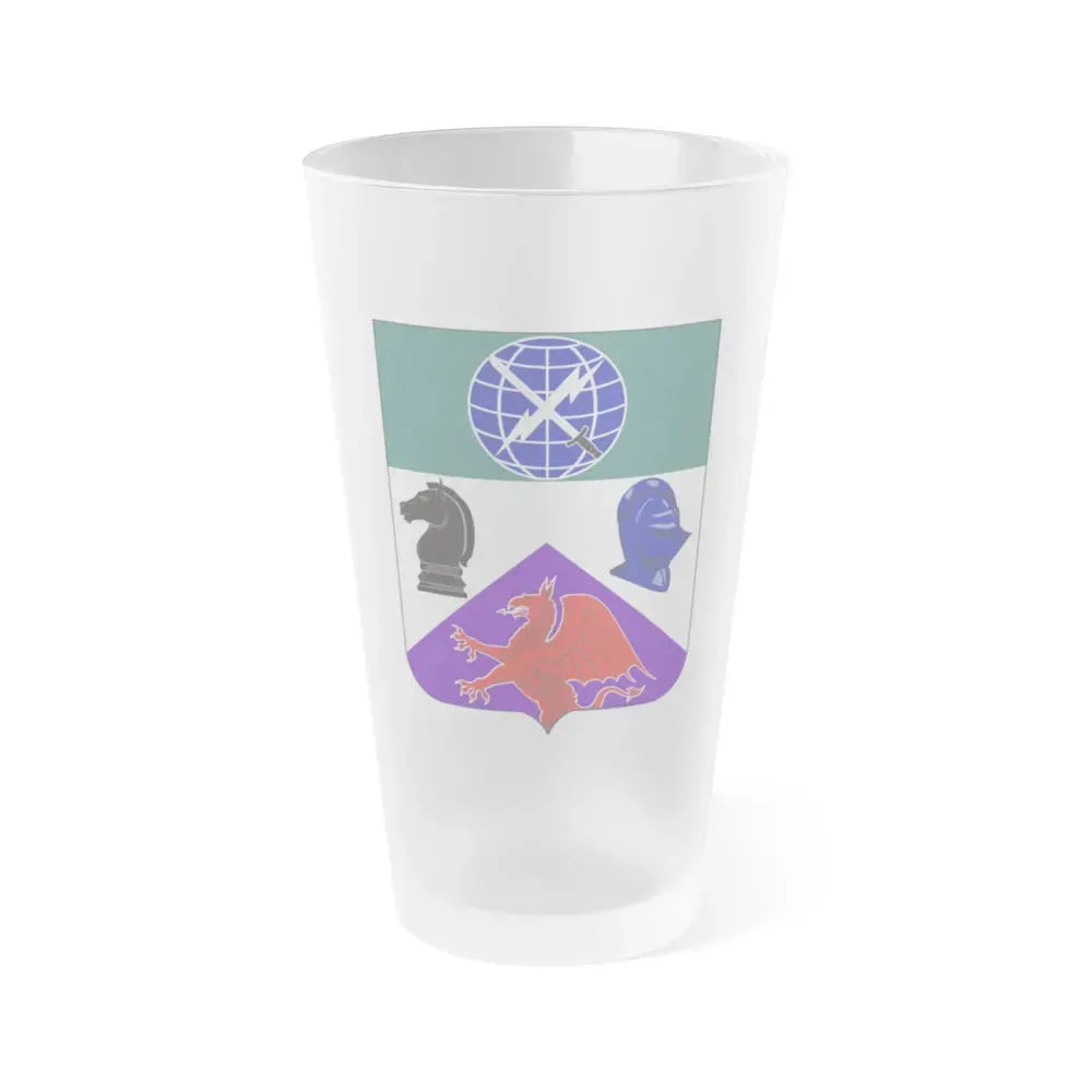 1 Information Operations Battalion 3 (U.S. Army) Frosted Pint Glass 16oz Default Title - Go Mug Yourself