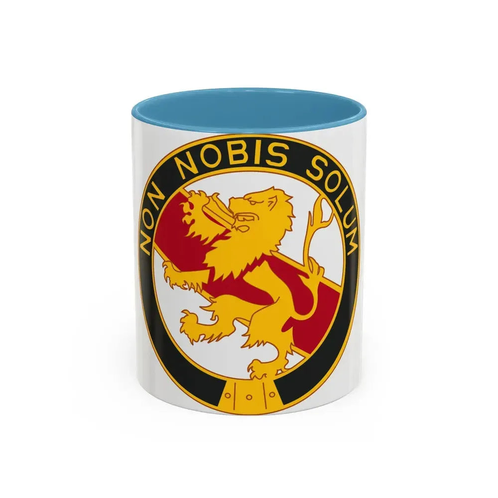1 Maintenance Company (U.S. Army) Accent Coffee Mug 11oz Light Blue - Go Mug Yourself