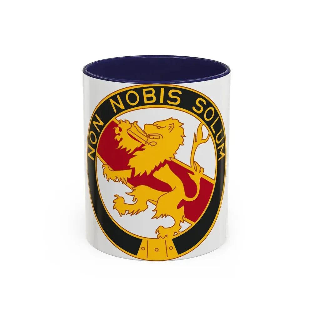 1 Maintenance Company (U.S. Army) Accent Coffee Mug 11oz Navy - Go Mug Yourself