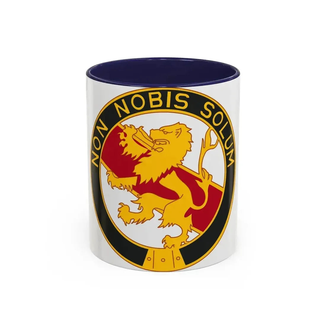 1 Maintenance Company (U.S. Army) Accent Coffee Mug 11oz Navy - Go Mug Yourself