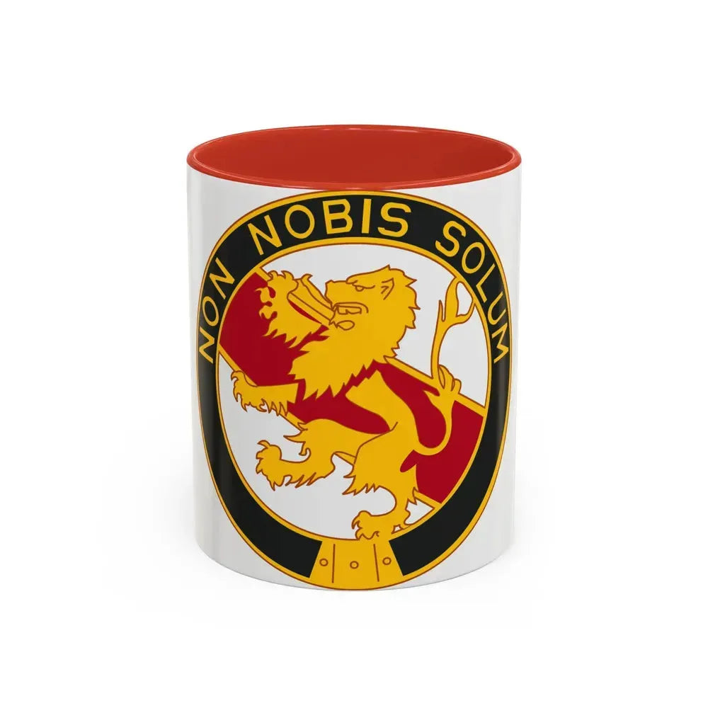 1 Maintenance Company (U.S. Army) Accent Coffee Mug 11oz Red - Go Mug Yourself