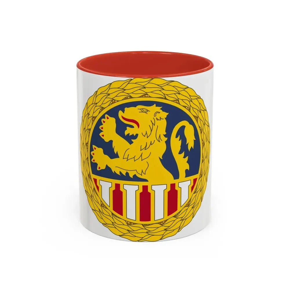 1 Personnel Command 2 (U.S. Army) Accent Coffee Mug 11oz Red - Go Mug Yourself