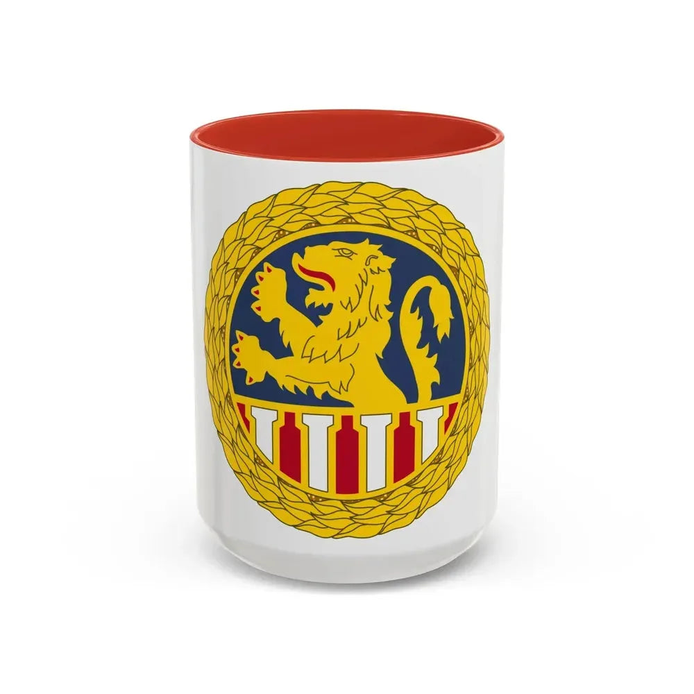 1 Personnel Command 2 (U.S. Army) Accent Coffee Mug 15oz Red - Go Mug Yourself
