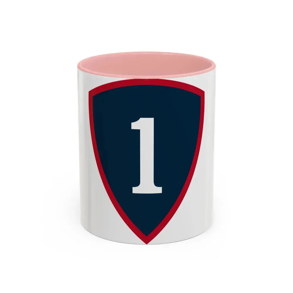 1 Personnel Command (U.S. Army) Accent Coffee Mug 11oz Pink - Go Mug Yourself