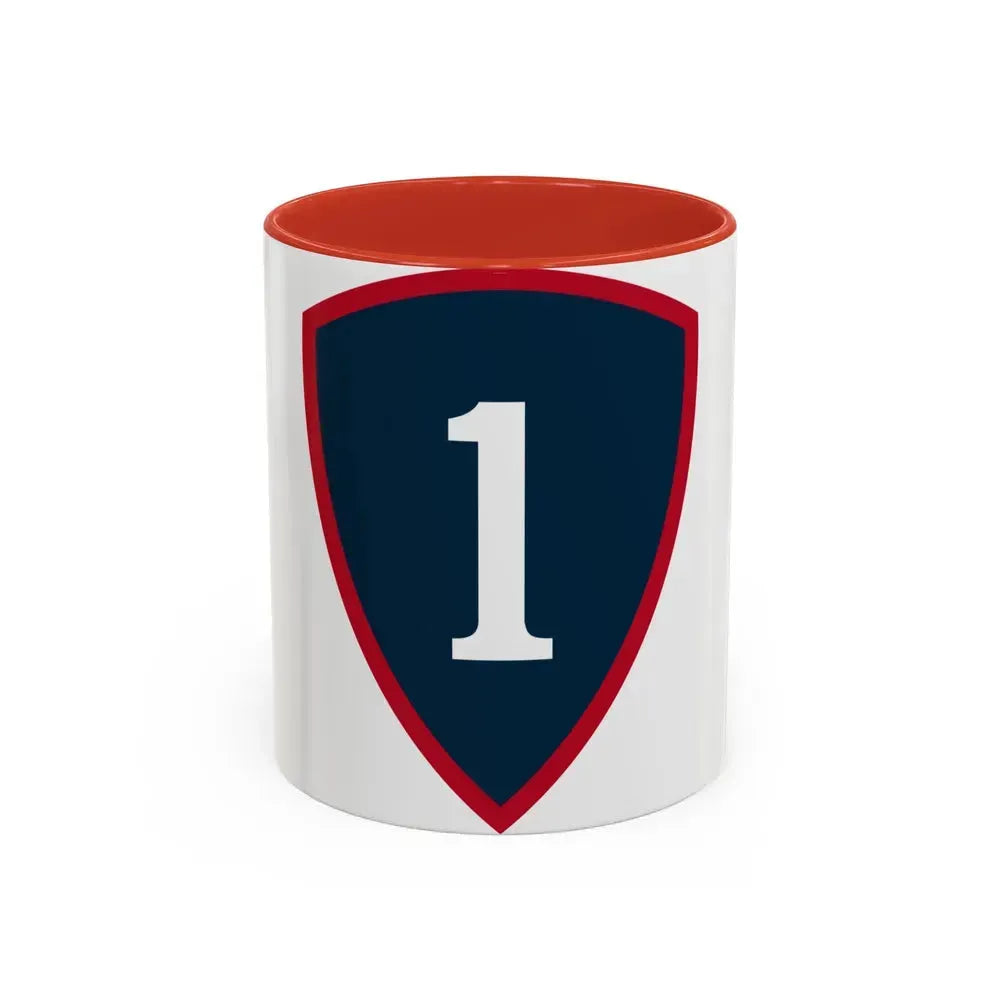 1 Personnel Command (U.S. Army) Accent Coffee Mug 11oz Red - Go Mug Yourself