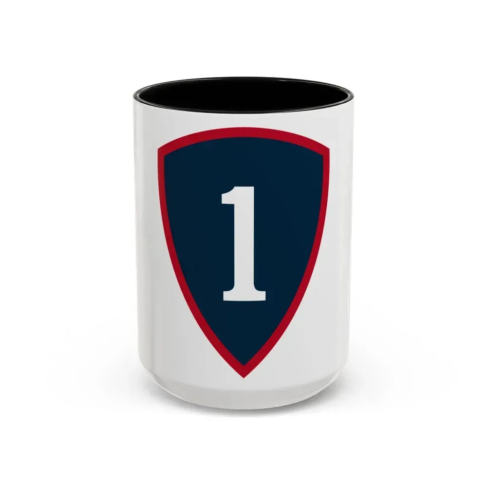 1 Personnel Command (U.S. Army) Accent Coffee Mug 15oz Black - Go Mug Yourself