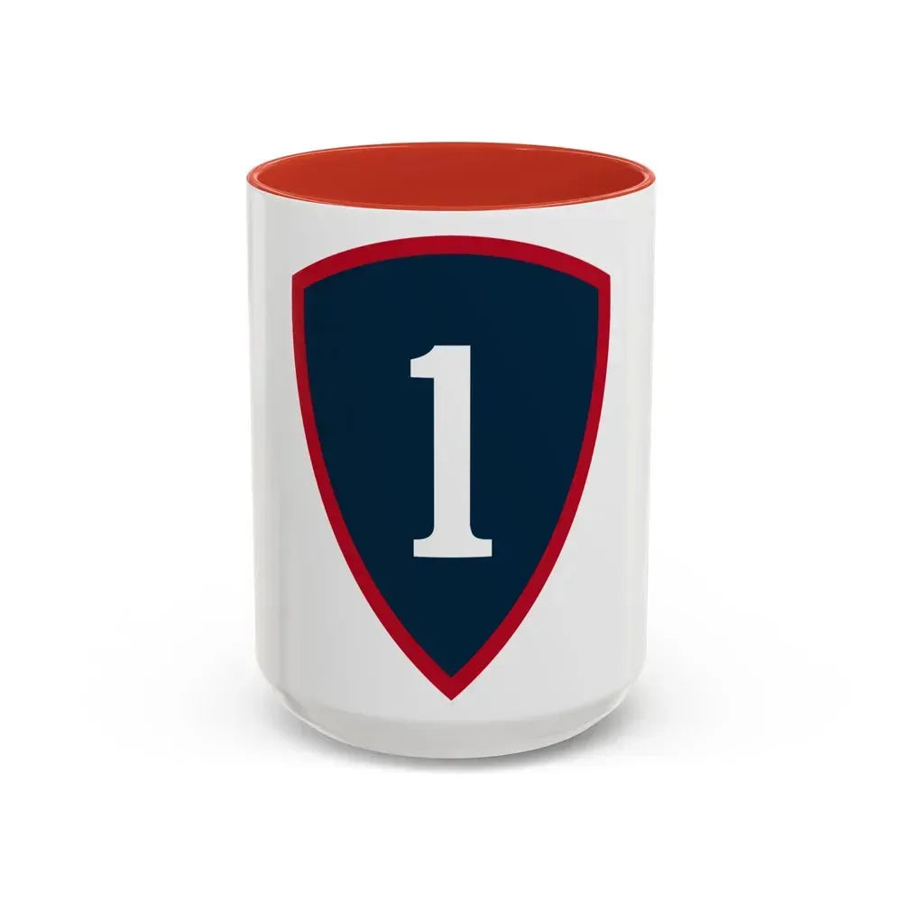 1 Personnel Command (U.S. Army) Accent Coffee Mug 15oz Red - Go Mug Yourself
