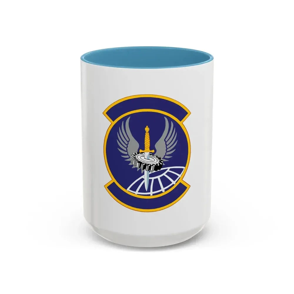 1 Special Operations Logistics Readiness Squadron AFSOC (U.S. Air Force) Accent Coffee Mug 15oz Light Blue - Go Mug Yourself
