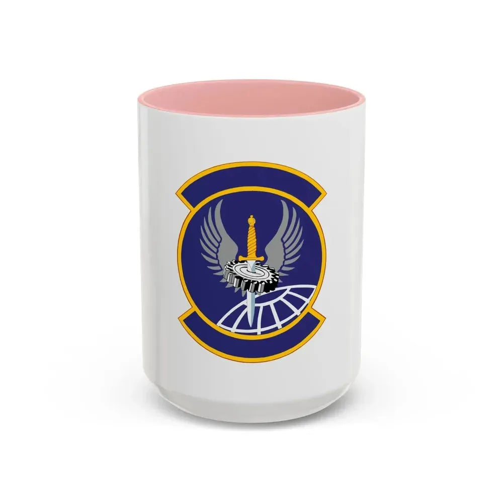 1 Special Operations Logistics Readiness Squadron AFSOC (U.S. Air Force) Accent Coffee Mug 15oz Pink - Go Mug Yourself