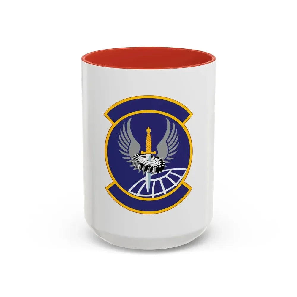 1 Special Operations Logistics Readiness Squadron AFSOC (U.S. Air Force) Accent Coffee Mug 15oz Red - Go Mug Yourself