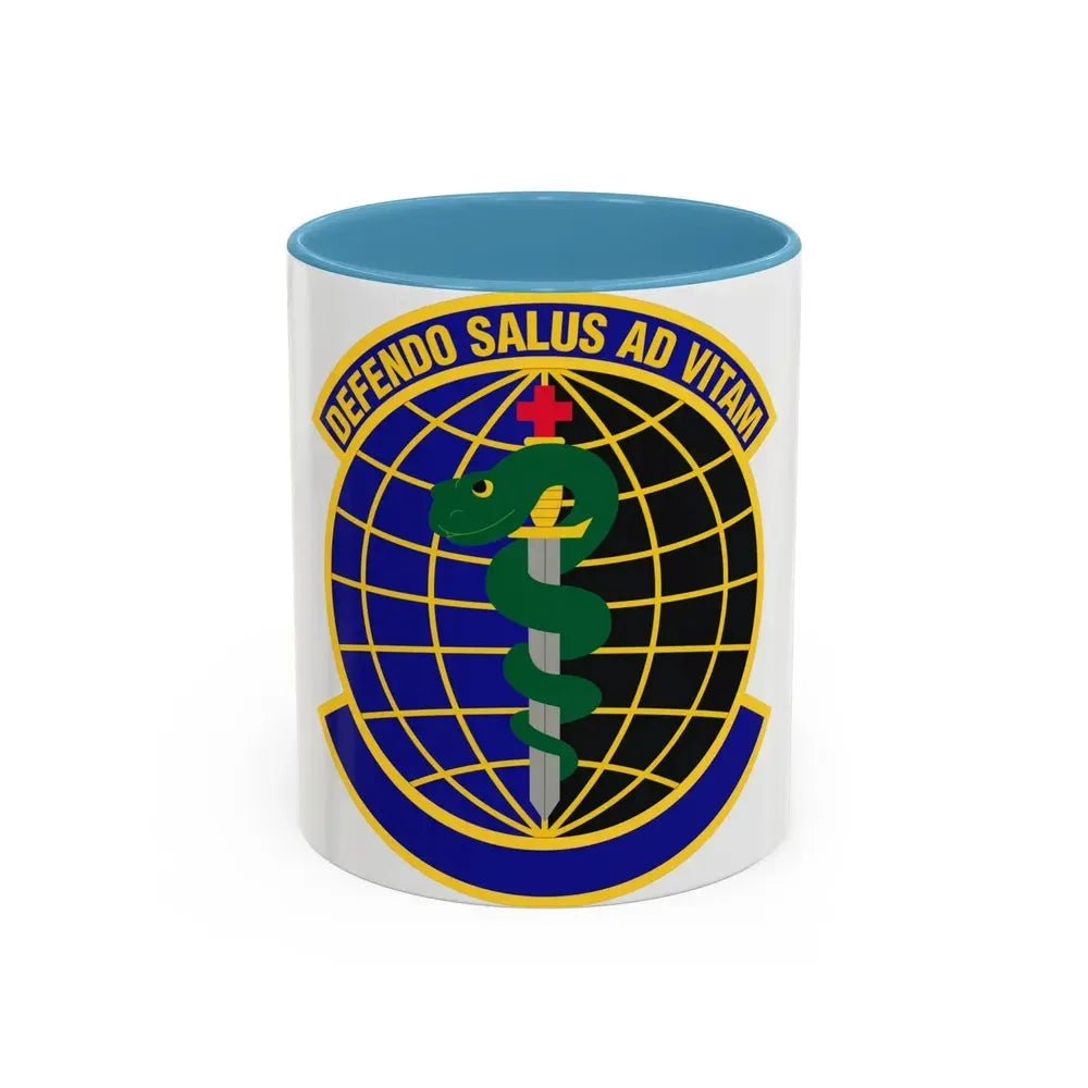 1 Special Operations Operational Medical Readiness Squadron (U.S. Air Force) Accent Coffee Mug 11oz Light Blue - Go Mug Yourself