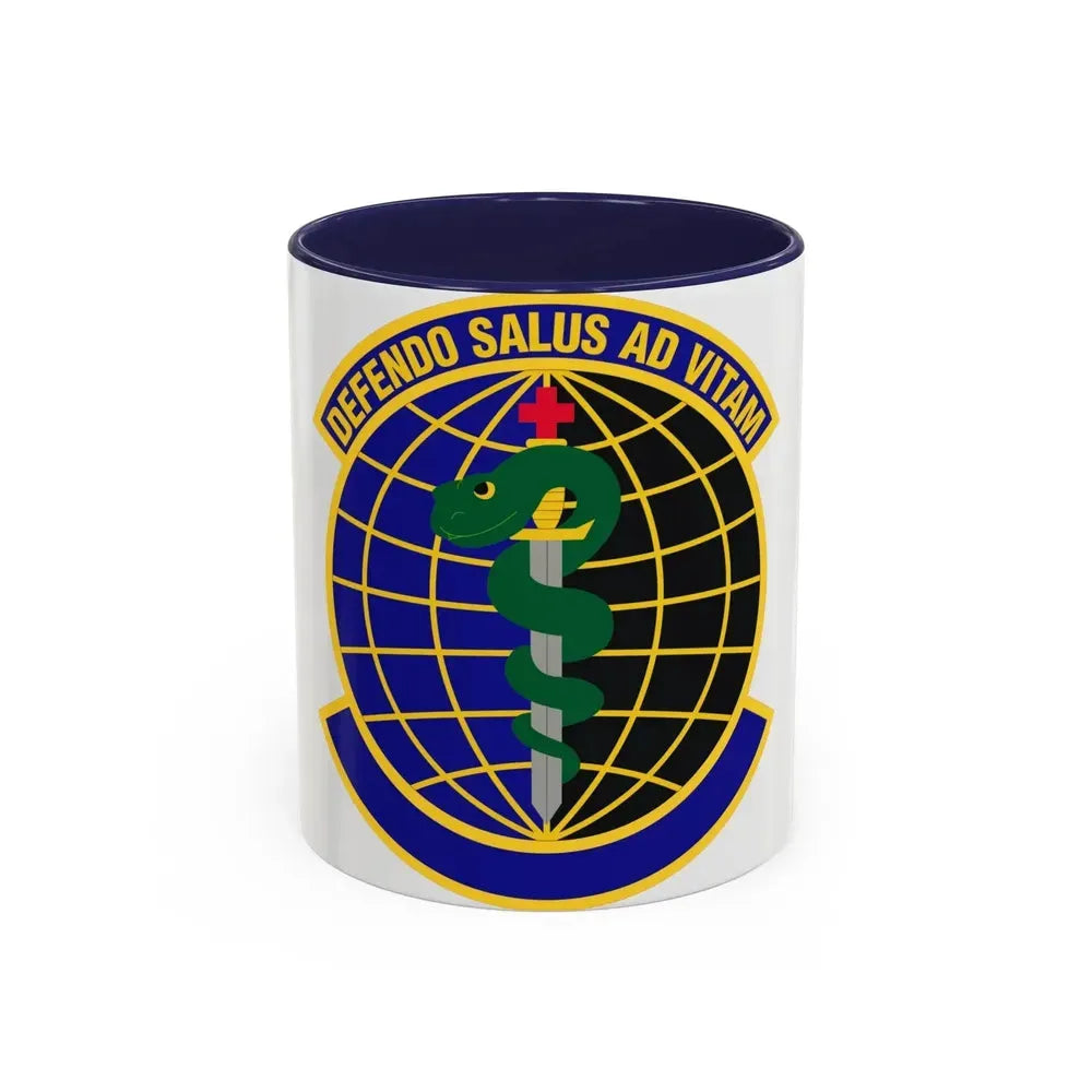 1 Special Operations Operational Medical Readiness Squadron (U.S. Air Force) Accent Coffee Mug 11oz Navy - Go Mug Yourself