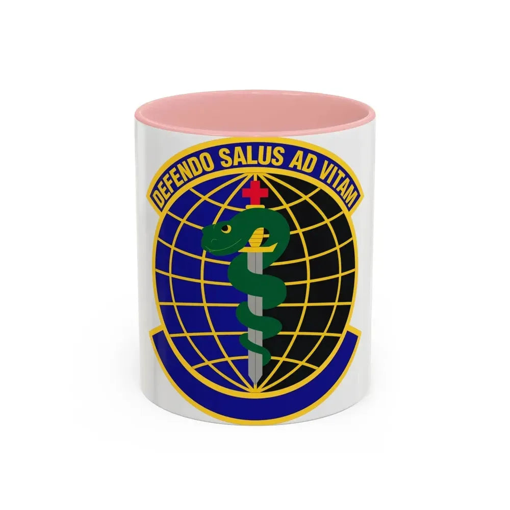 1 Special Operations Operational Medical Readiness Squadron (U.S. Air Force) Accent Coffee Mug 11oz Pink - Go Mug Yourself