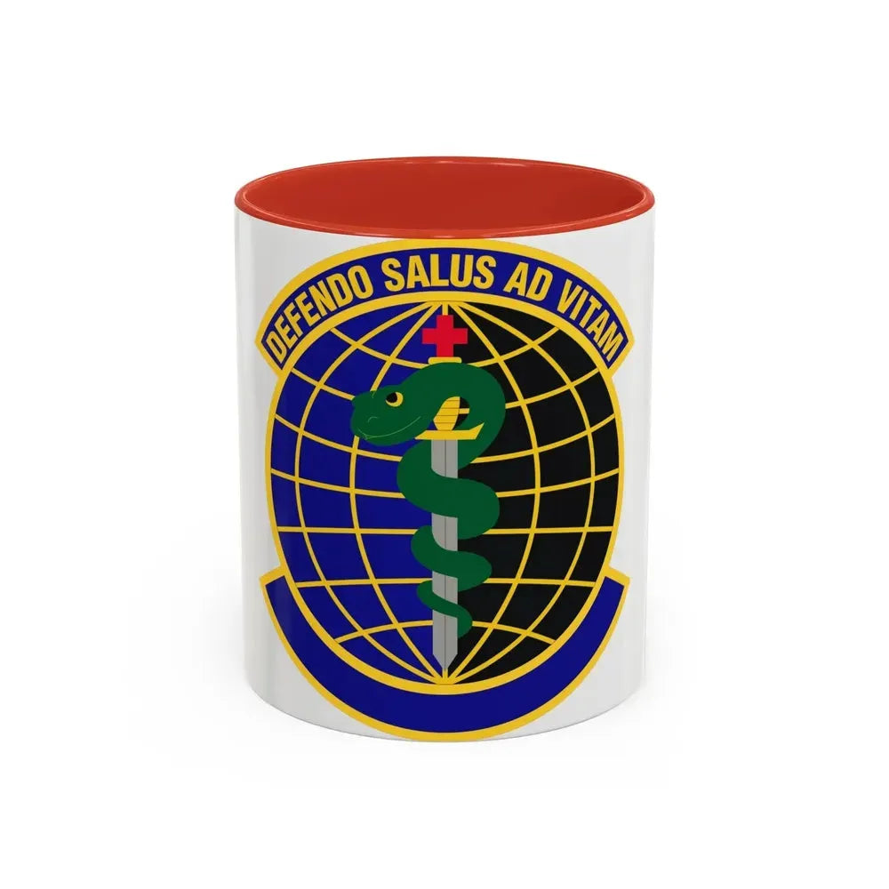 1 Special Operations Operational Medical Readiness Squadron (U.S. Air Force) Accent Coffee Mug 11oz Red - Go Mug Yourself
