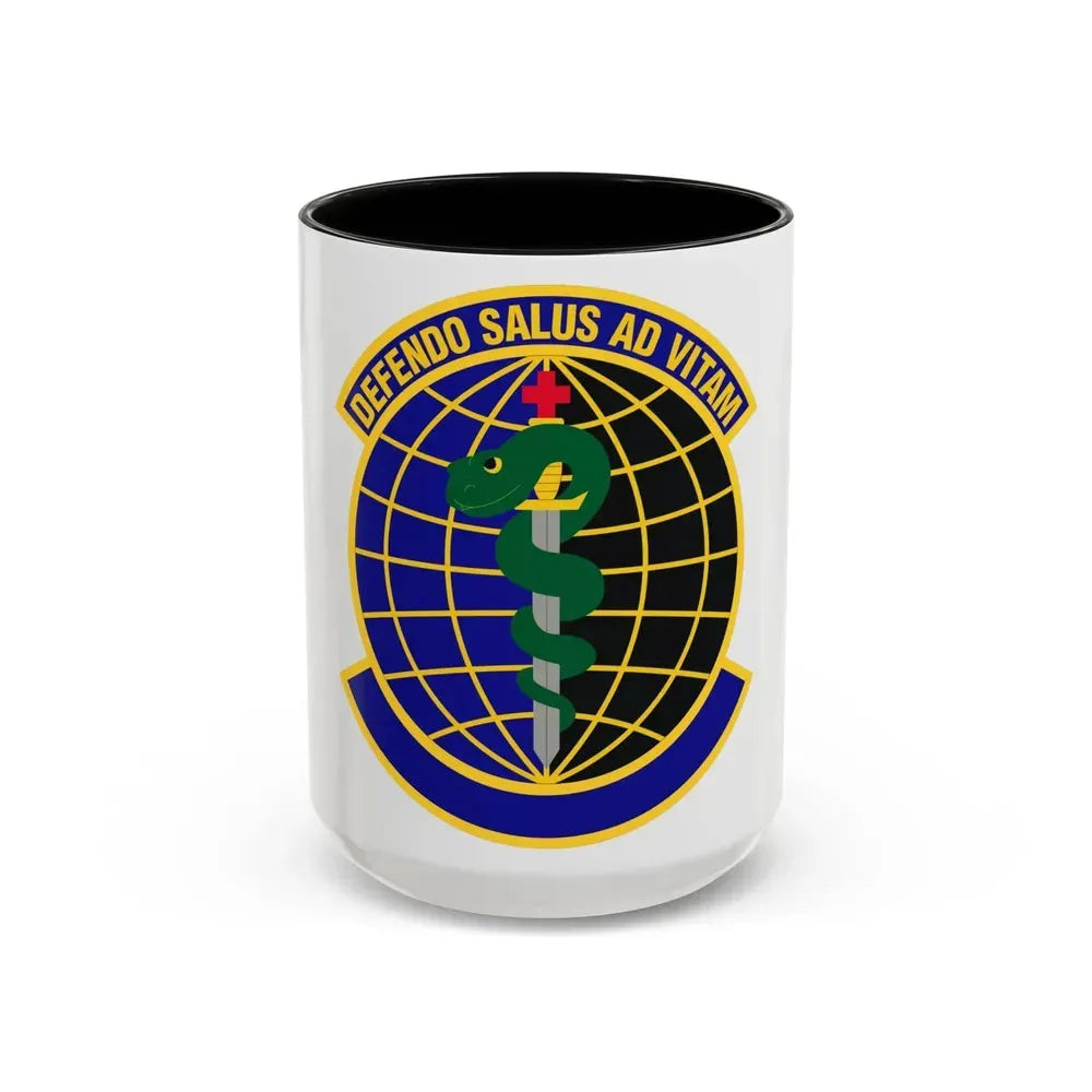 1 Special Operations Operational Medical Readiness Squadron (U.S. Air Force) Accent Coffee Mug 15oz Black - Go Mug Yourself
