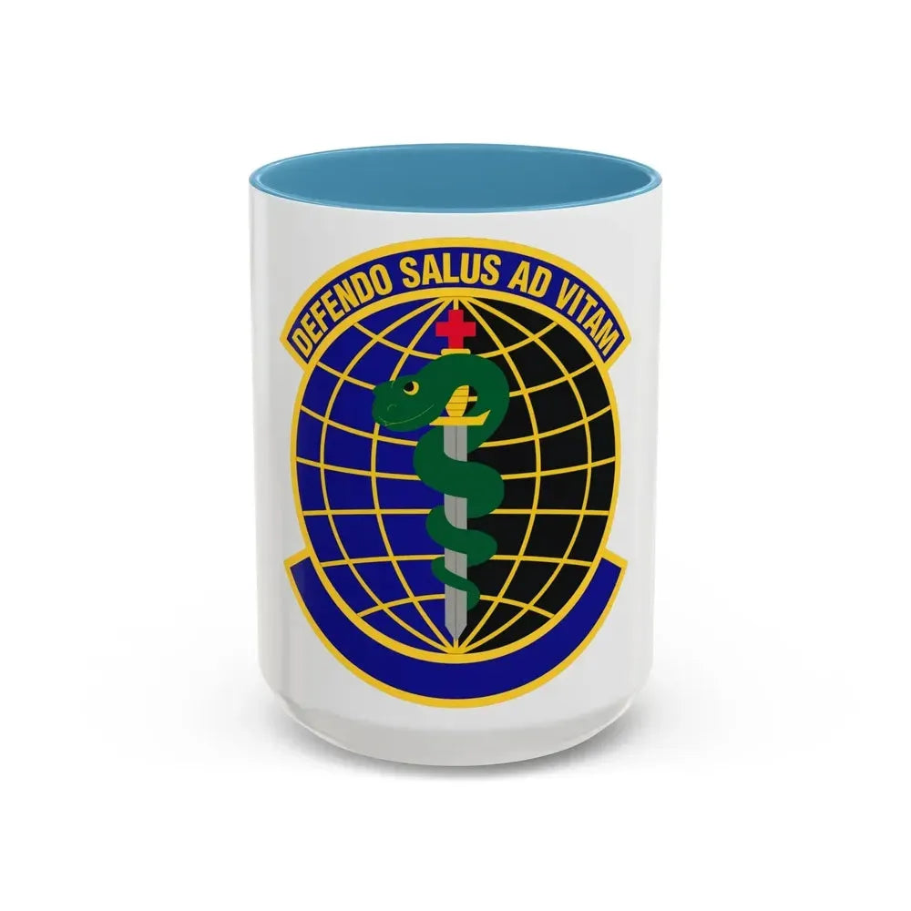 1 Special Operations Operational Medical Readiness Squadron (U.S. Air Force) Accent Coffee Mug 15oz Light Blue - Go Mug Yourself