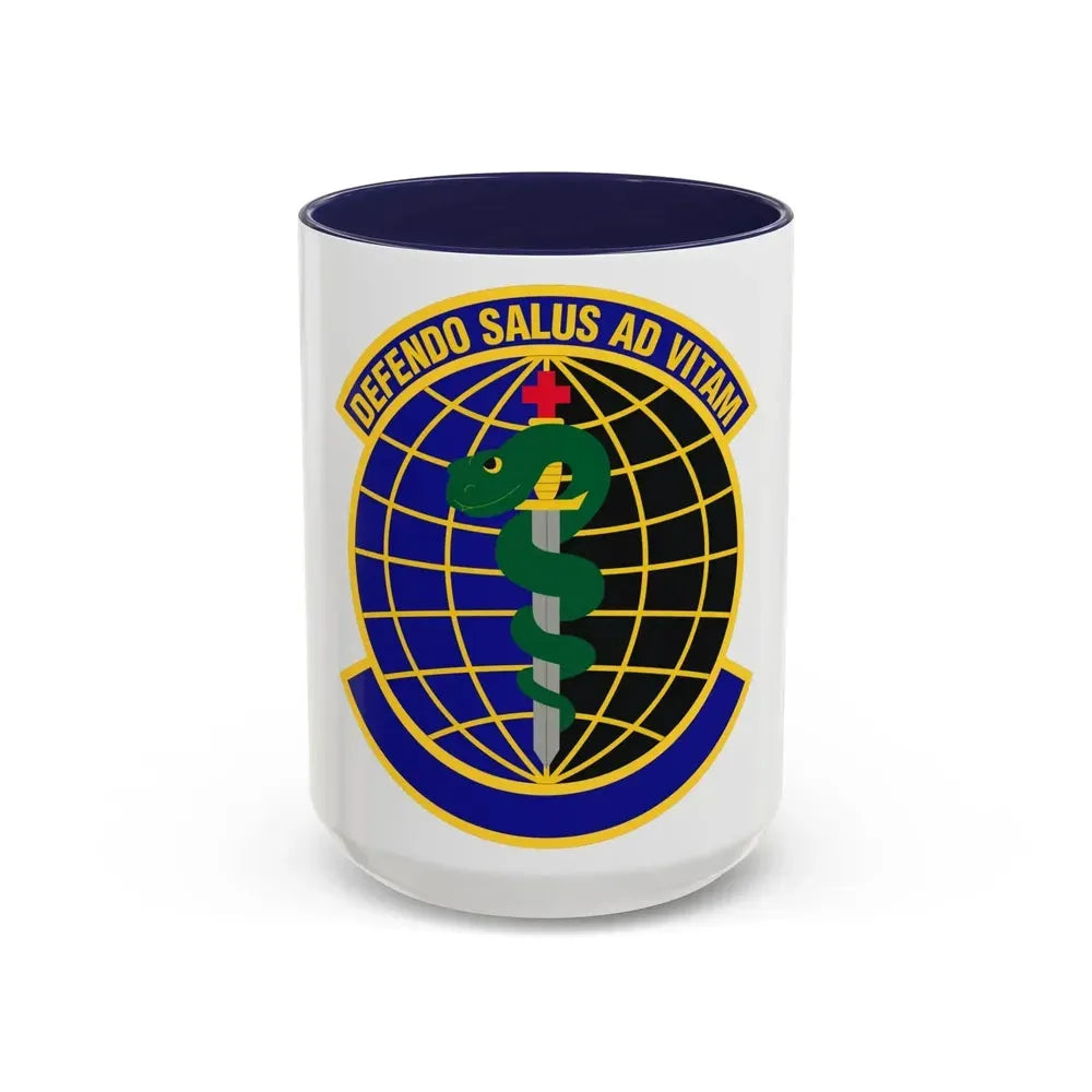 1 Special Operations Operational Medical Readiness Squadron (U.S. Air Force) Accent Coffee Mug 15oz Navy - Go Mug Yourself