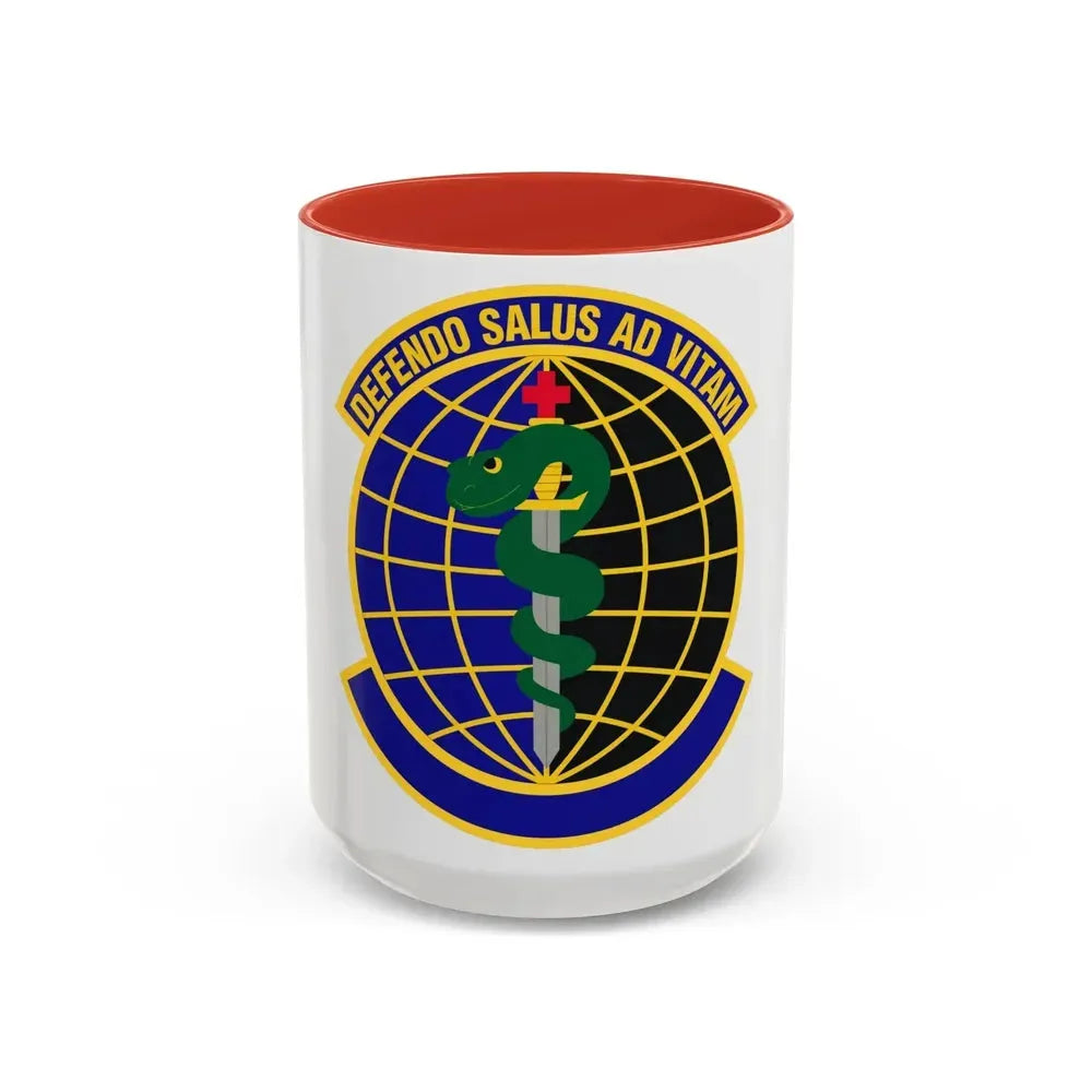 1 Special Operations Operational Medical Readiness Squadron (U.S. Air Force) Accent Coffee Mug 15oz Red - Go Mug Yourself