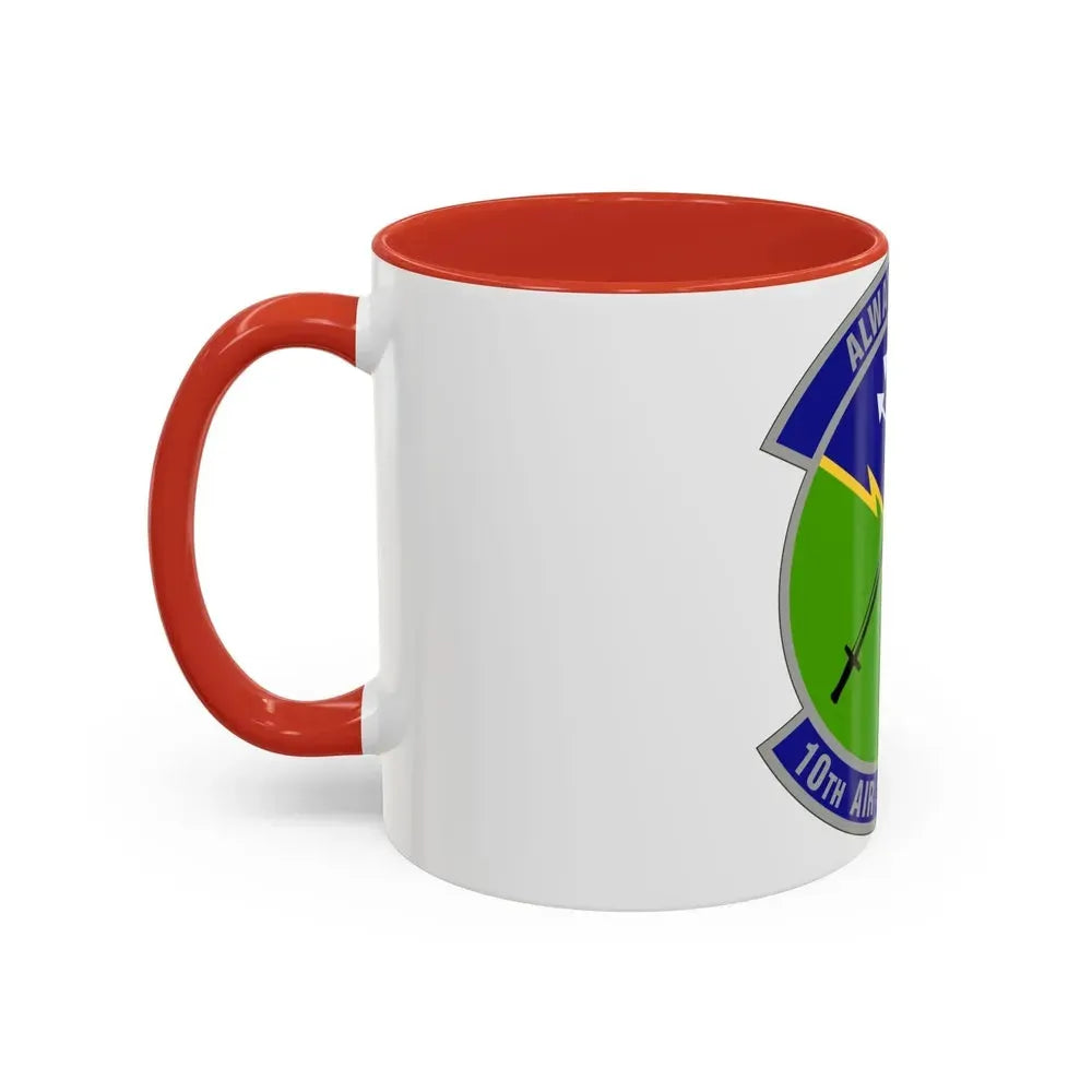 10 Air Support Operations Squadron ACC (U.S. Air Force) Accent Coffee Mug - Go Mug Yourself
