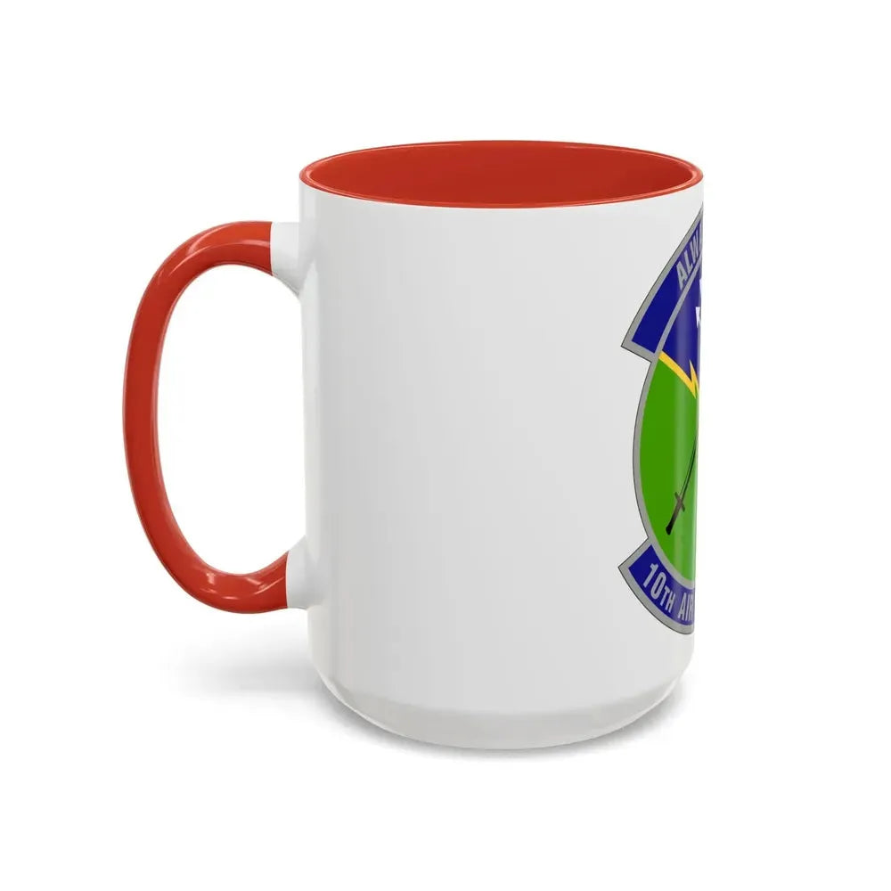 10 Air Support Operations Squadron ACC (U.S. Air Force) Accent Coffee Mug - Go Mug Yourself