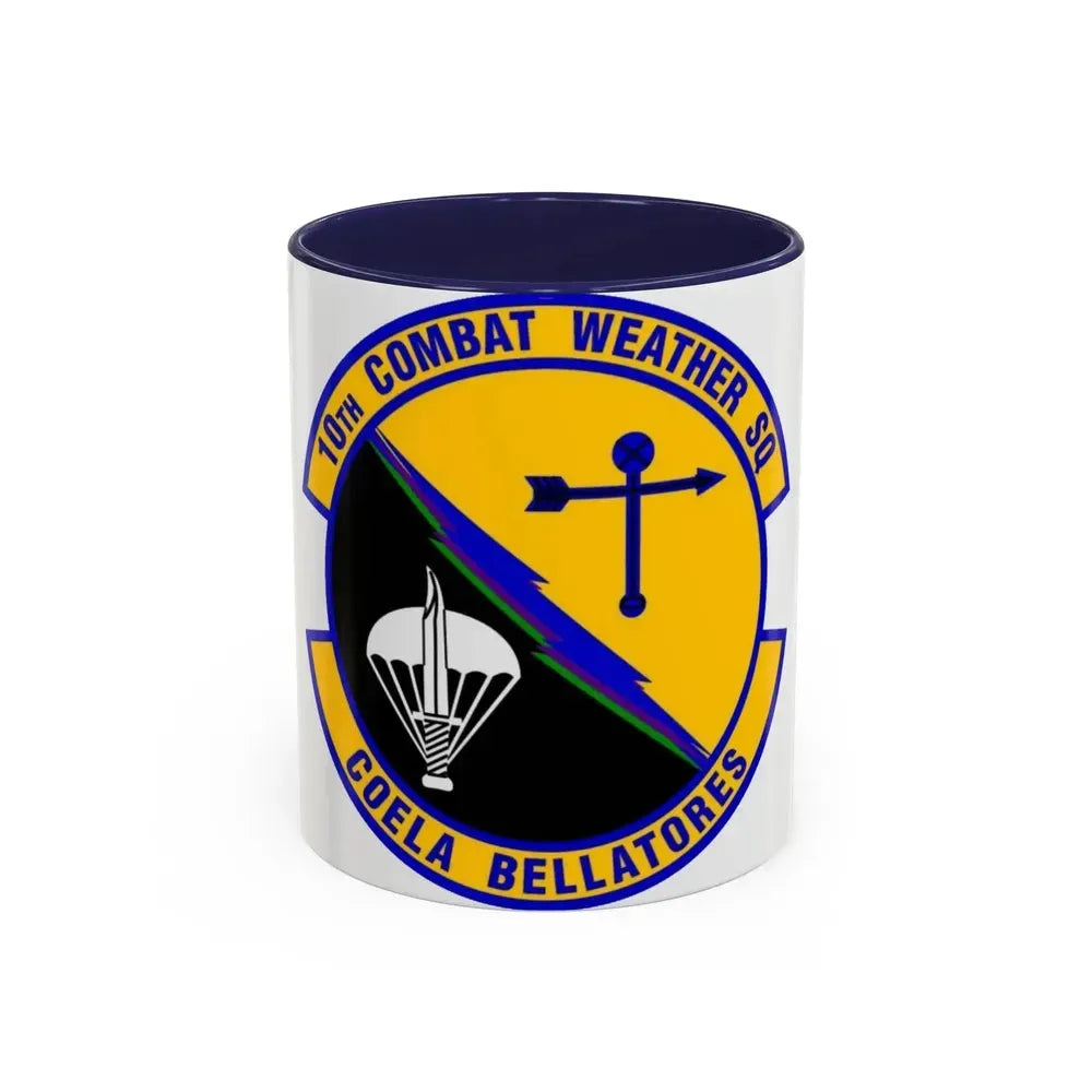 10 Combat Weather Squadron AFSOC (U.S. Air Force) Accent Coffee Mug 11oz Navy - Go Mug Yourself
