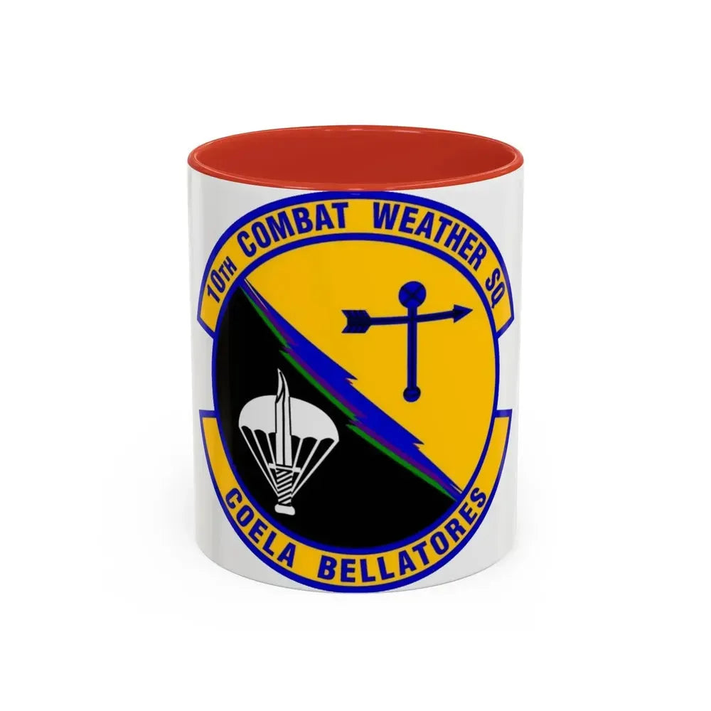 10 Combat Weather Squadron AFSOC (U.S. Air Force) Accent Coffee Mug 11oz Red - Go Mug Yourself