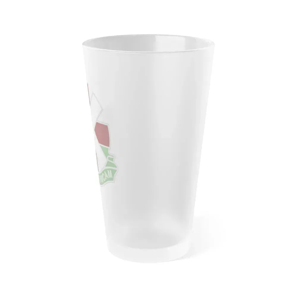 10 Field Hospital (U.S. Army) Frosted Pint Glass 16oz - Go Mug Yourself