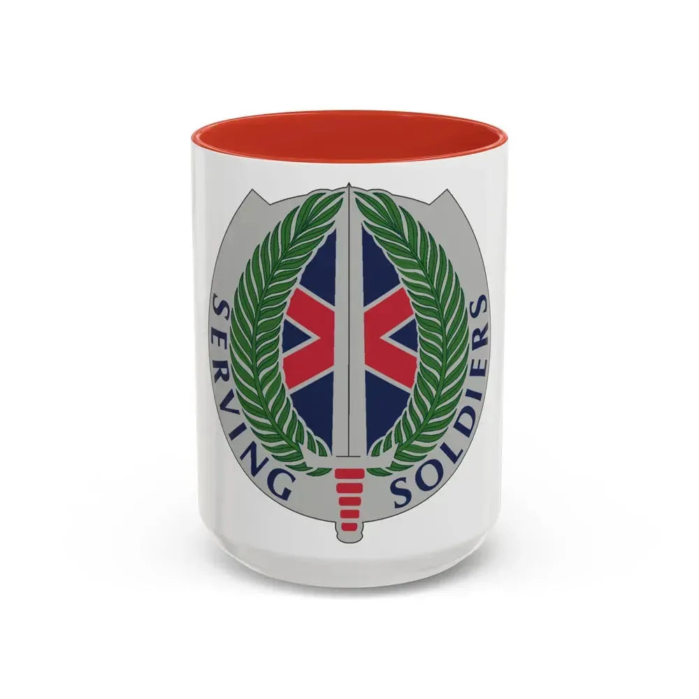 10 Personnel Command (U.S. Army) Accent Coffee Mug 15oz Pink - Go Mug Yourself