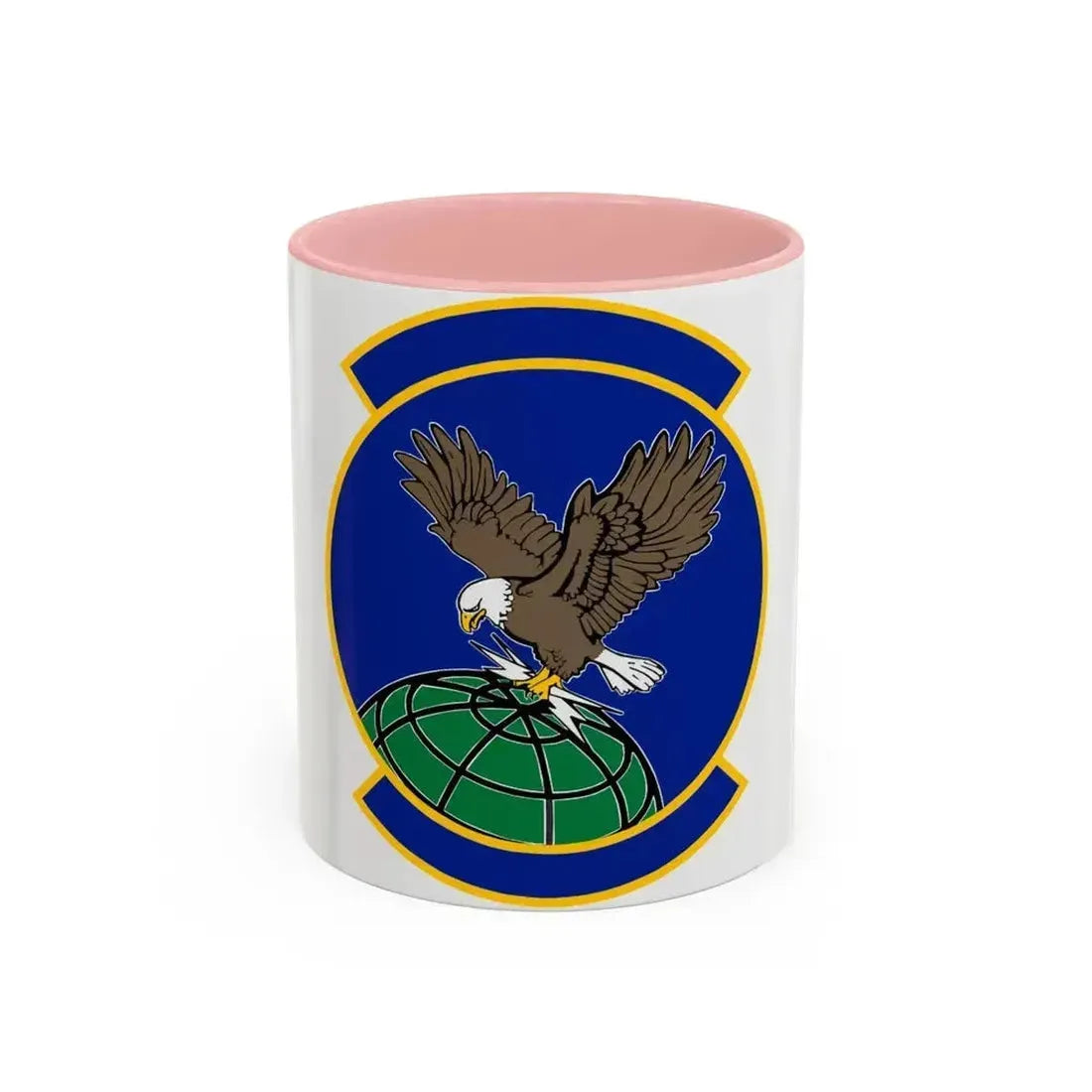 100 Aircraft Maintenance Squadron USAFE (U.S. Air Force) Accent Coffee Mug 11oz Pink - Go Mug Yourself