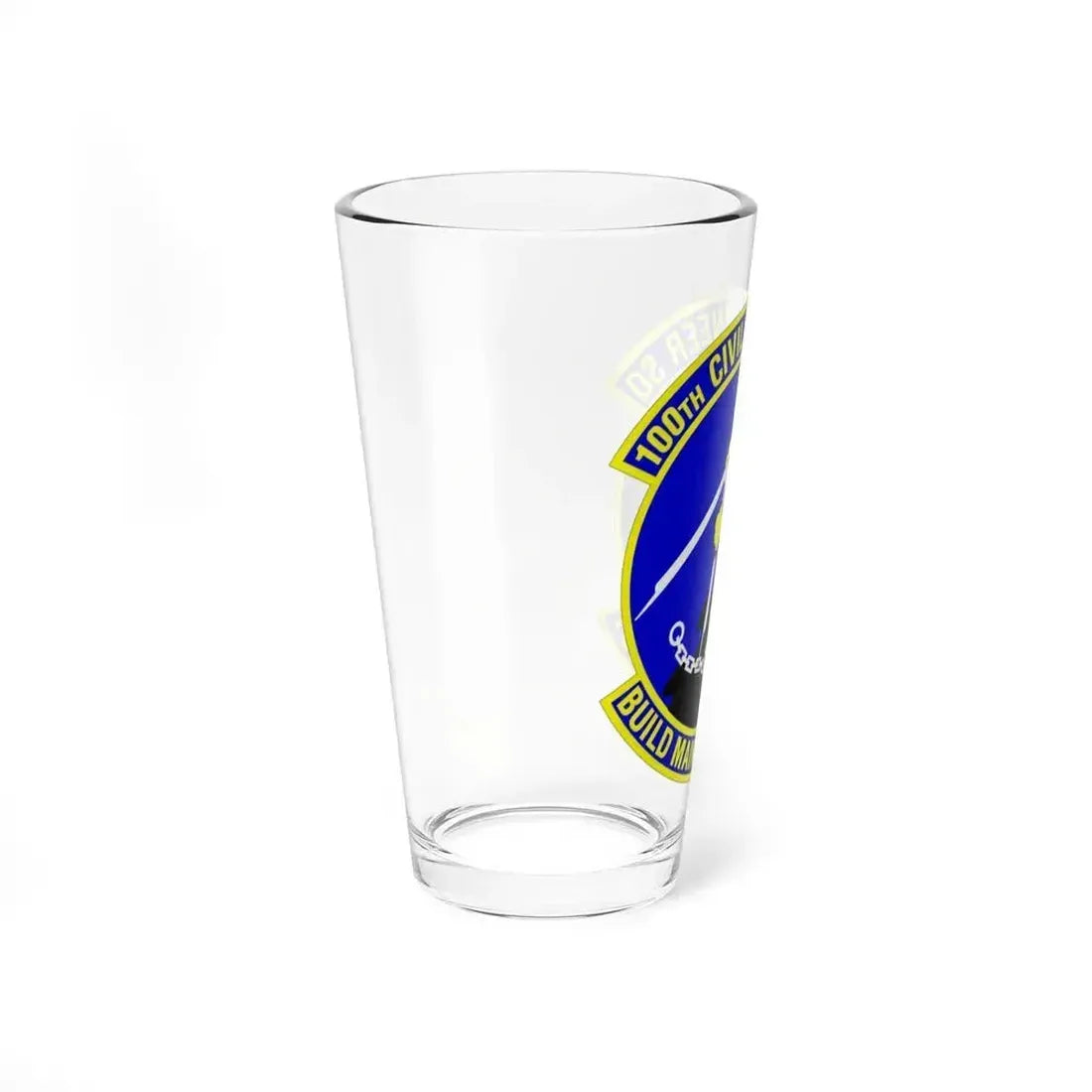 100 Civil Engineer Squadron USAFE (U.S. Air Force) Pint Glass 16oz - Go Mug Yourself