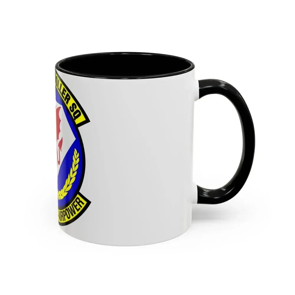 100 Comptroller Squadron USAFE (U.S. Air Force) Accent Coffee Mug - Go Mug Yourself