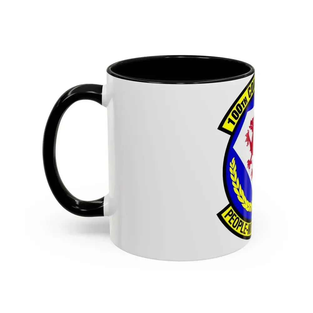 100 Comptroller Squadron USAFE (U.S. Air Force) Accent Coffee Mug - Go Mug Yourself