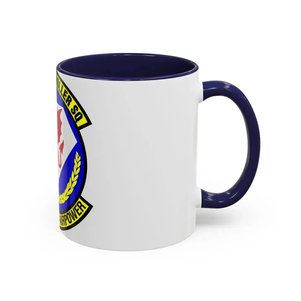100 Comptroller Squadron USAFE (U.S. Air Force) Accent Coffee Mug - Go Mug Yourself