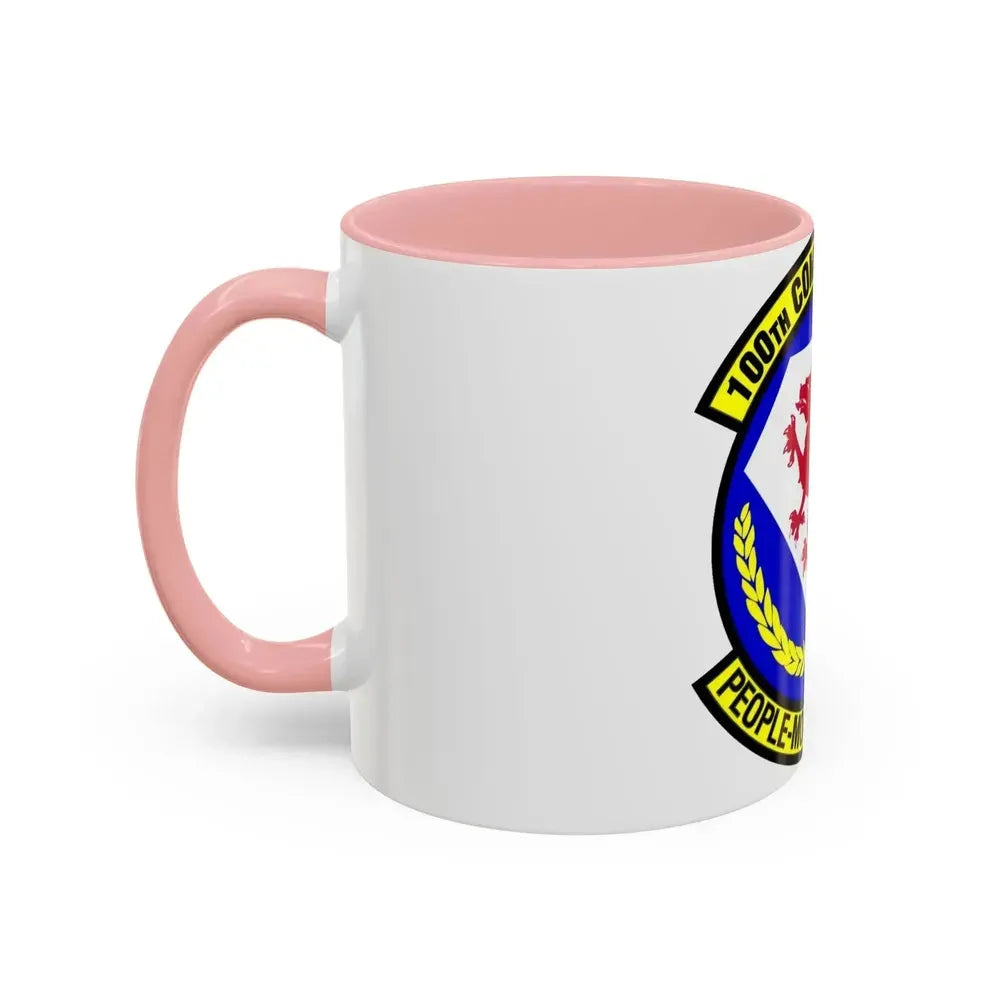 100 Comptroller Squadron USAFE (U.S. Air Force) Accent Coffee Mug - Go Mug Yourself