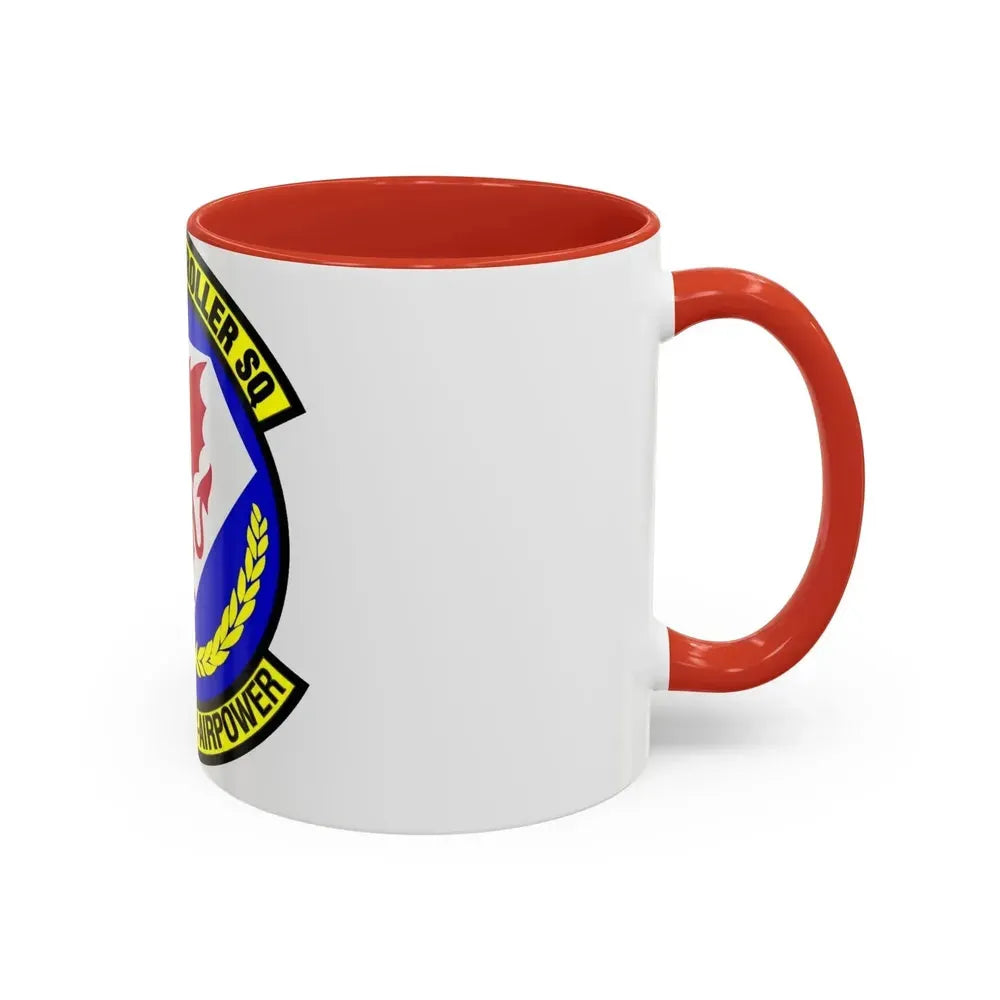 100 Comptroller Squadron USAFE (U.S. Air Force) Accent Coffee Mug - Go Mug Yourself