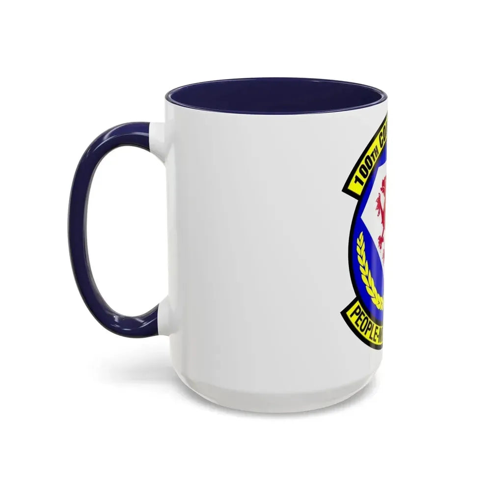 100 Comptroller Squadron USAFE (U.S. Air Force) Accent Coffee Mug - Go Mug Yourself
