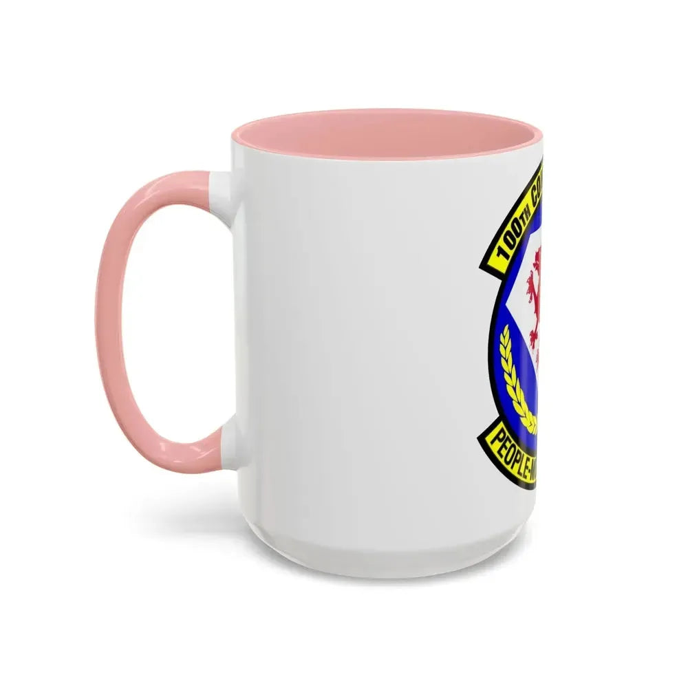 100 Comptroller Squadron USAFE (U.S. Air Force) Accent Coffee Mug - Go Mug Yourself