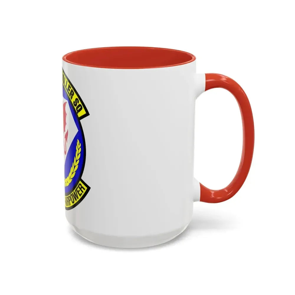 100 Comptroller Squadron USAFE (U.S. Air Force) Accent Coffee Mug - Go Mug Yourself