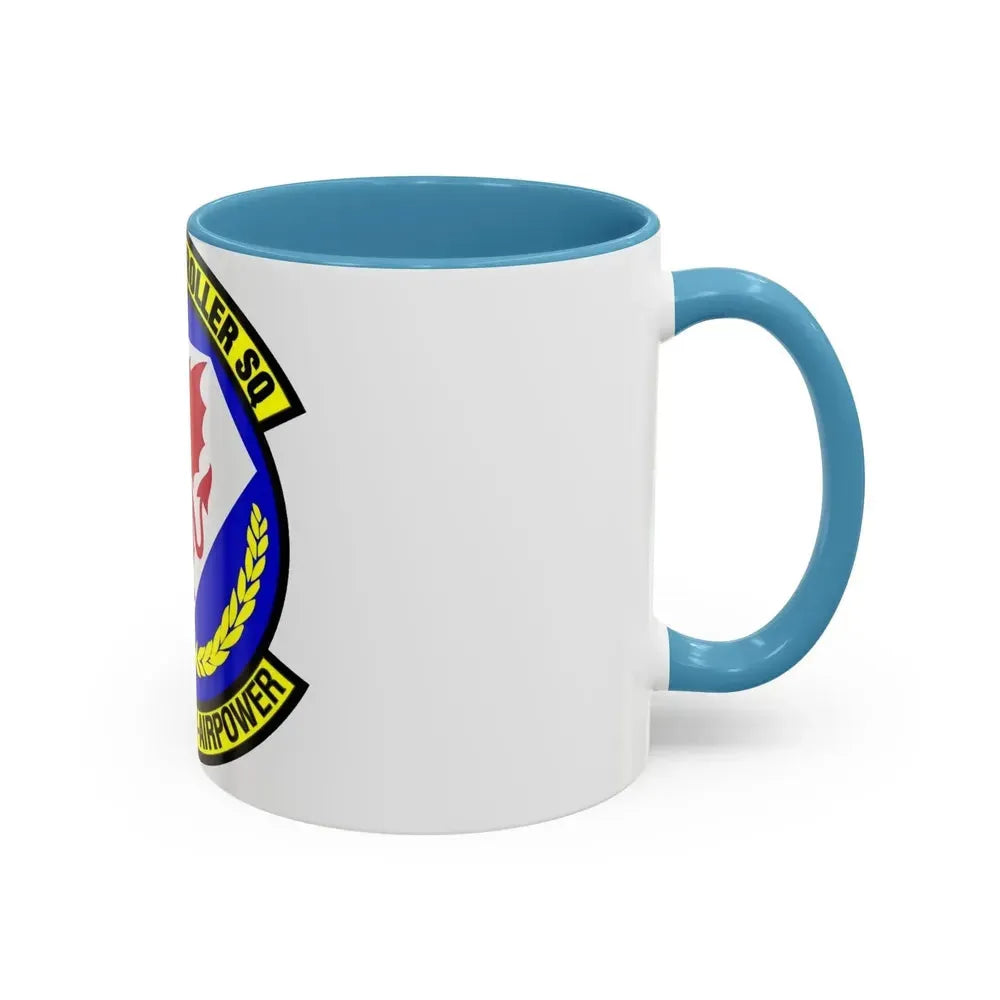 100 Comptroller Squadron USAFE (U.S. Air Force) Accent Coffee Mug - Go Mug Yourself