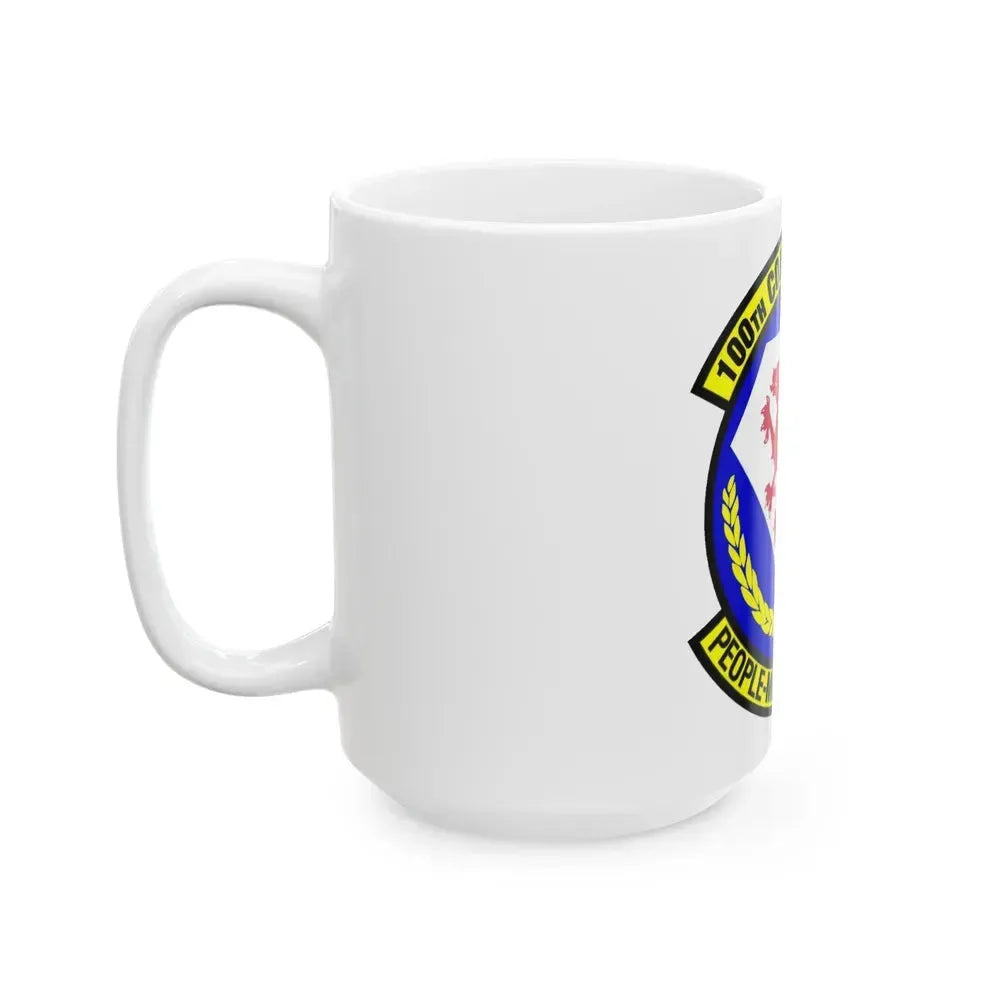 100 Comptroller Squadron USAFE (U.S. Air Force) White Coffee Mug - Go Mug Yourself