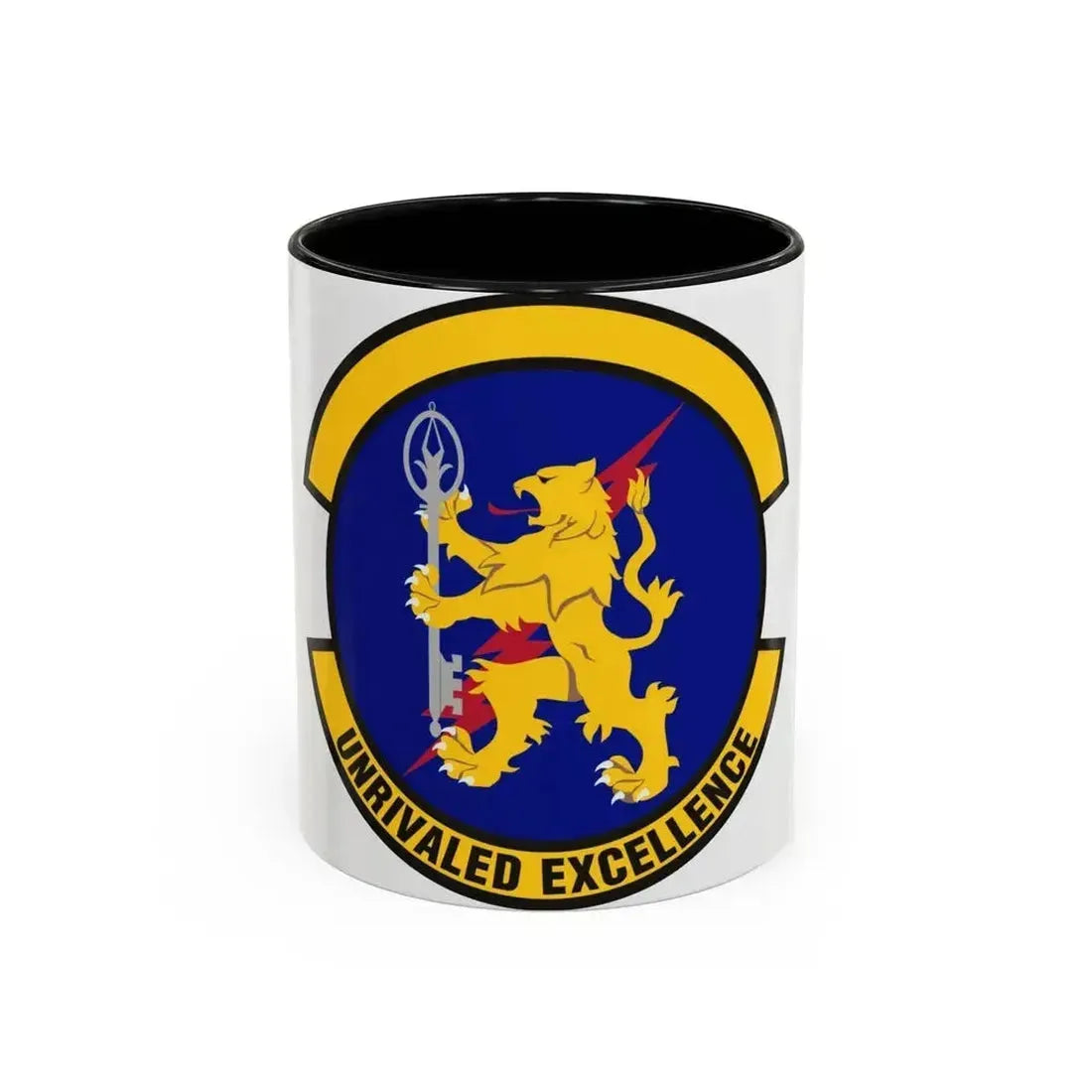 100 Logistics Readiness Squadron USAFE (U.S. Air Force) Accent Coffee Mug 11oz Black - Go Mug Yourself