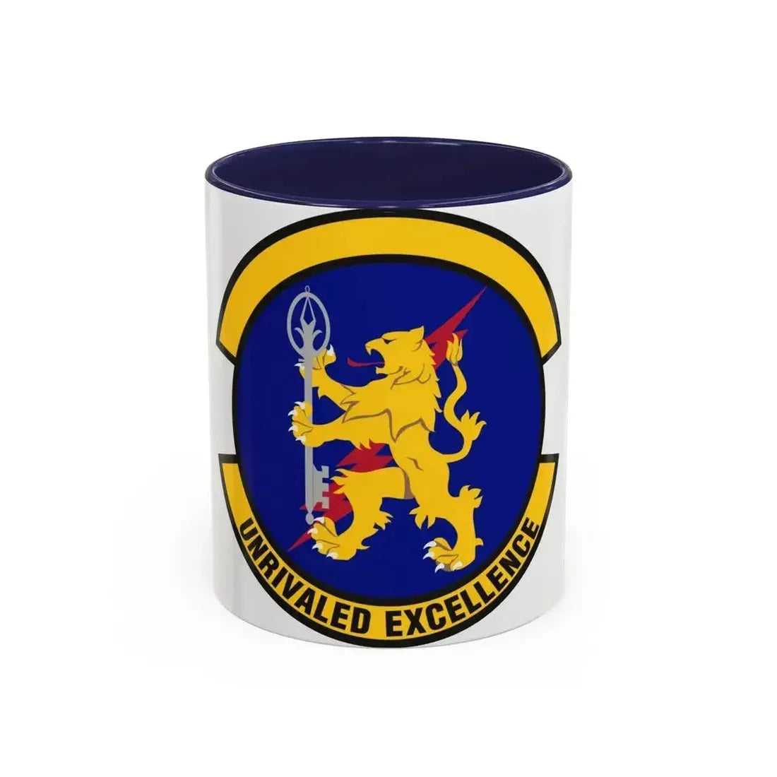 100 Logistics Readiness Squadron USAFE (U.S. Air Force) Accent Coffee Mug 11oz Navy - Go Mug Yourself