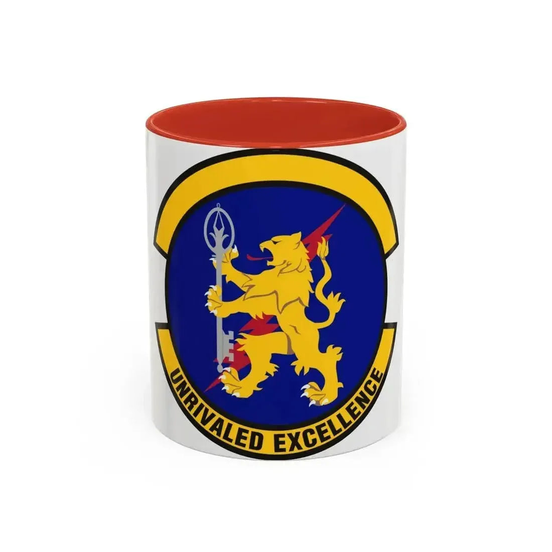 100 Logistics Readiness Squadron USAFE (U.S. Air Force) Accent Coffee Mug 11oz Red - Go Mug Yourself