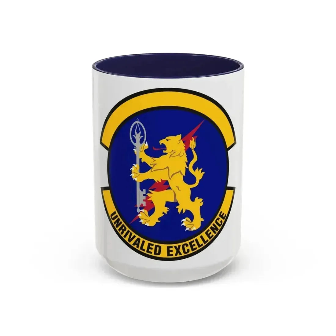 100 Logistics Readiness Squadron USAFE (U.S. Air Force) Accent Coffee Mug 15oz Navy - Go Mug Yourself
