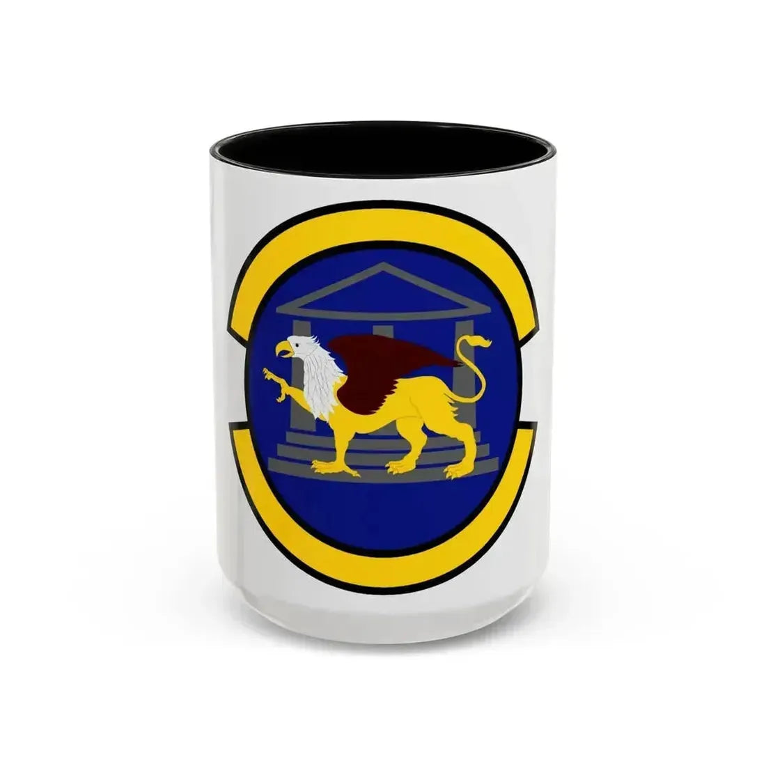 100 Maintenance Operations Squadron USAFE (U.S. Air Force) Accent Coffee Mug 15oz Black - Go Mug Yourself