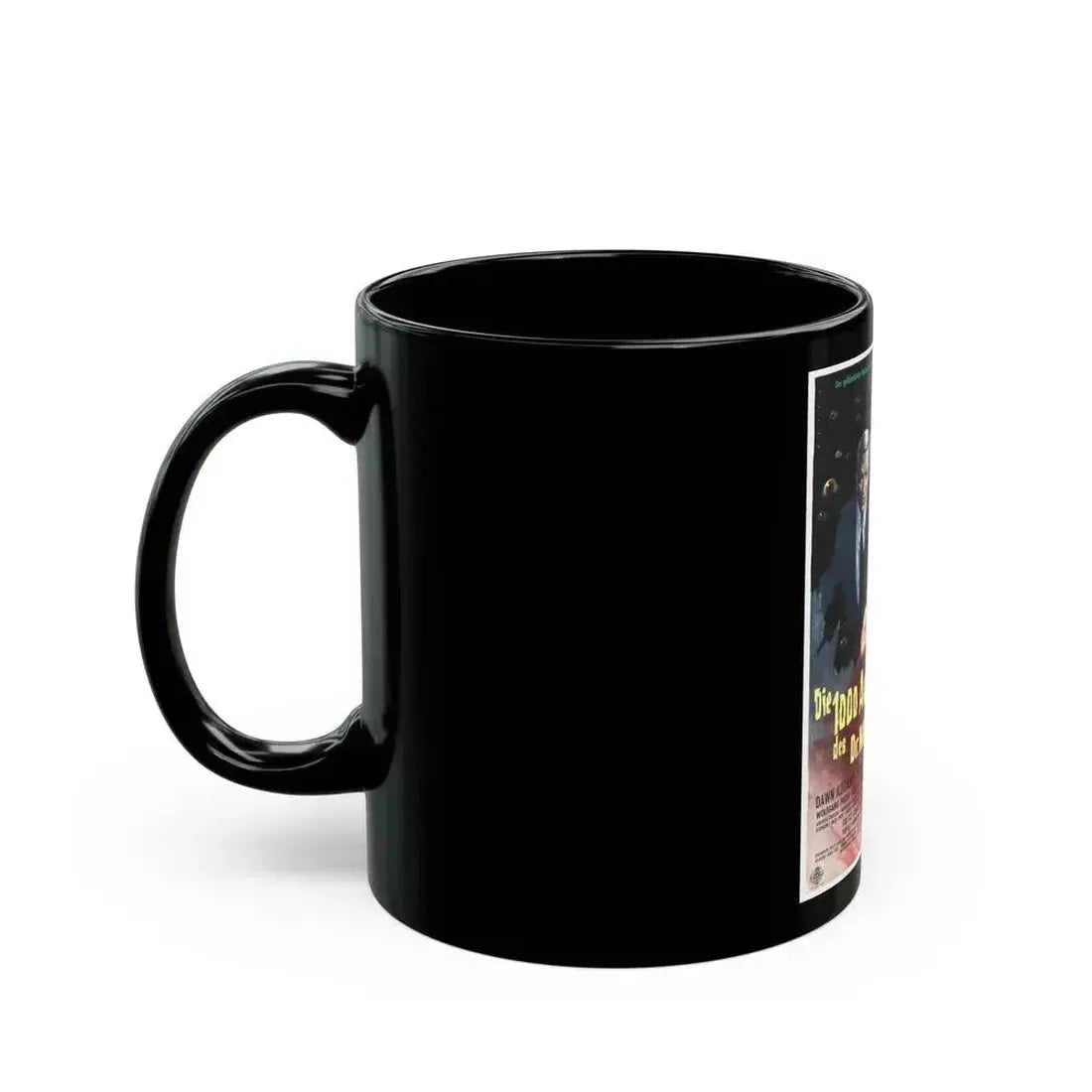 1000 EYES OF DR.MABUSE 1960 Movie Poster - Black Coffee Mug - Go Mug Yourself
