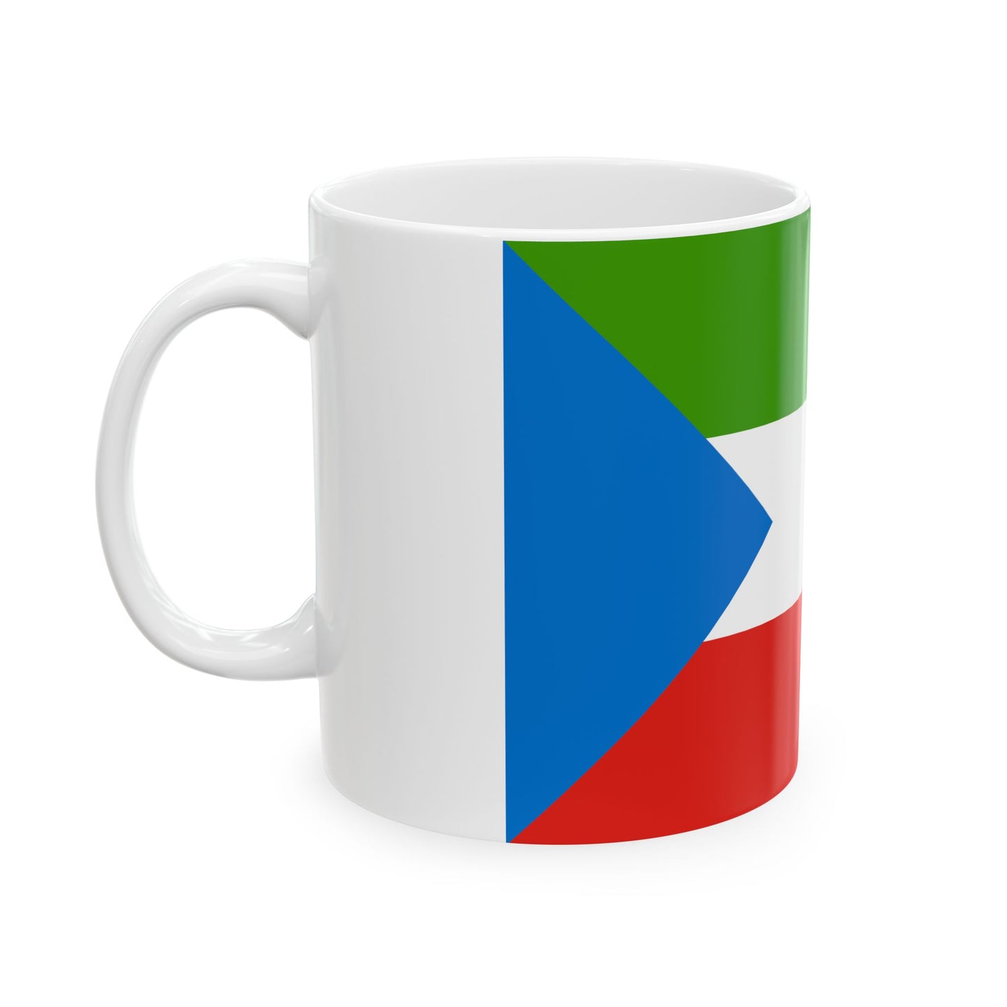 Flag of Equatorial Guinea without coat of arms (Equatorial Guinea) White Coffee Mug